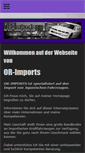 Mobile Screenshot of or-imports.com