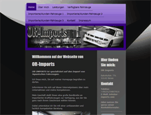 Tablet Screenshot of or-imports.com